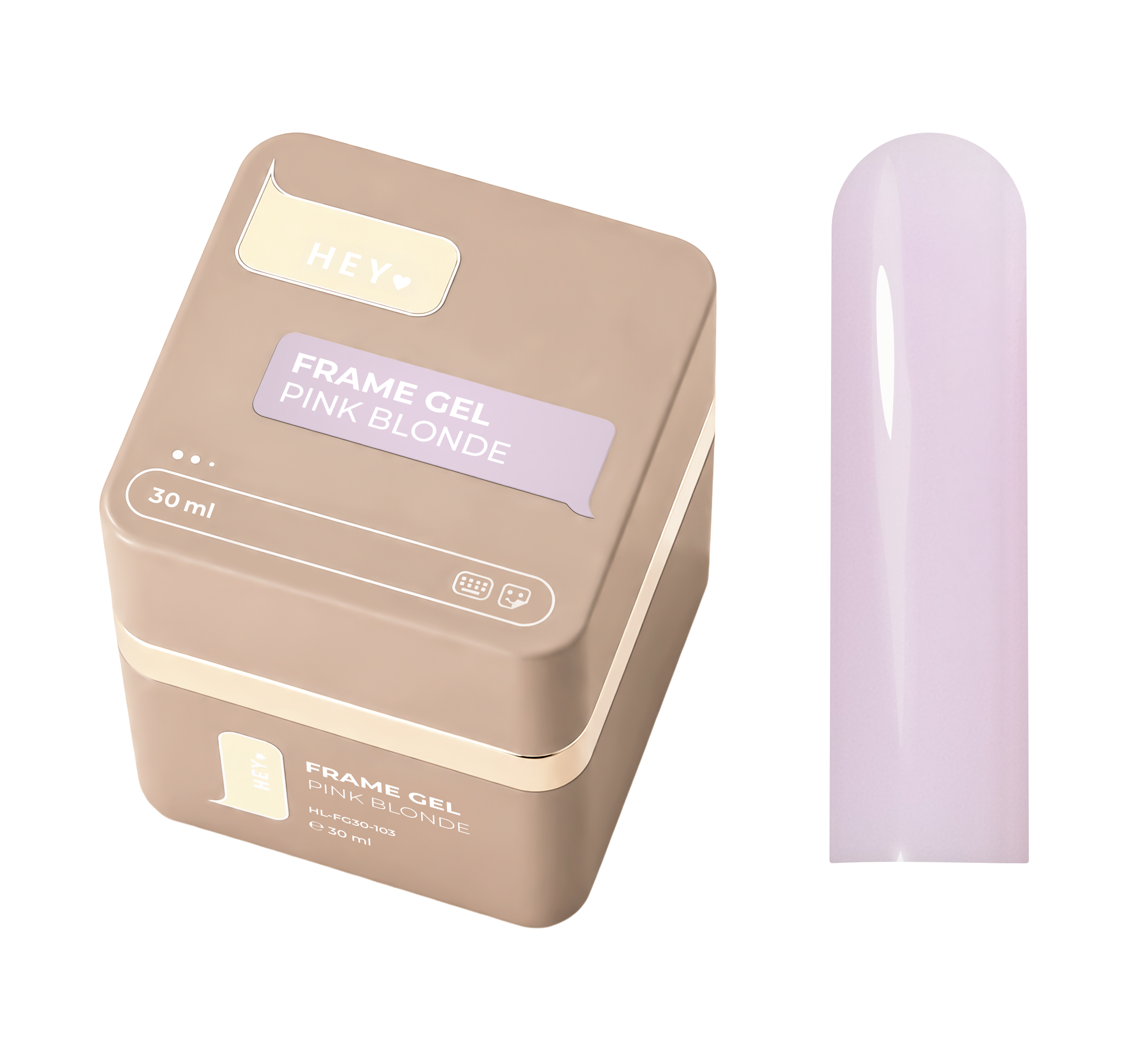 HEYLOVE. Frame Gel, PINK BLONDE, with pump 30 ml